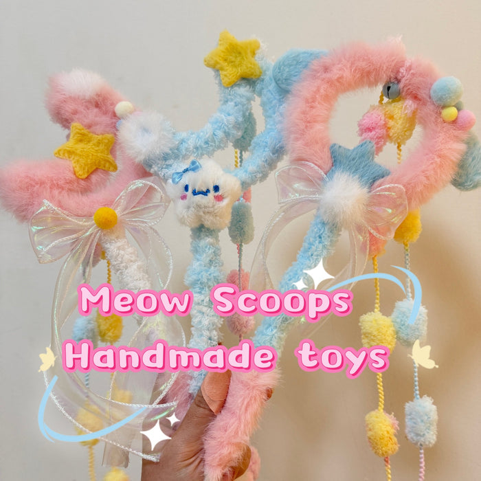A mystery scoop, Kawaii character - inspired handmade cat toys - Meow Lucky Scoops