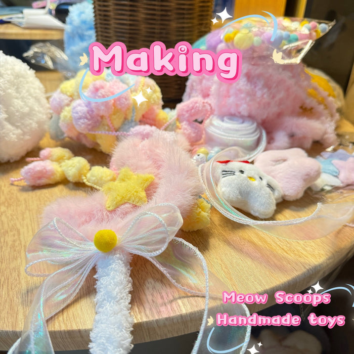 A mystery scoop, Kawaii character - inspired handmade cat toys - Meow Lucky Scoops
