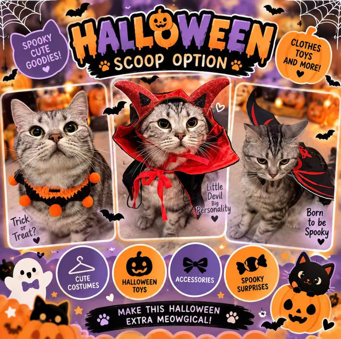 A🎃 Spooky Kitty Scoops 👻🧡 - Meow Lucky Scoops