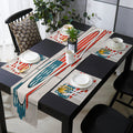 American love map flag Table Flag And Table Mat Suit - LeobonZone