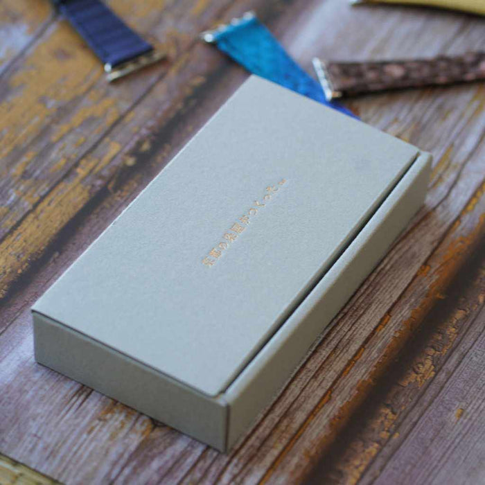 [APPLE WATCH BAND] CHAMELEON BAND FOR APPLE WATCH 41(40,38) MM (BOTTOM 6 O'CLOCK SIDE) G | KYOTO YUZEN DYEING