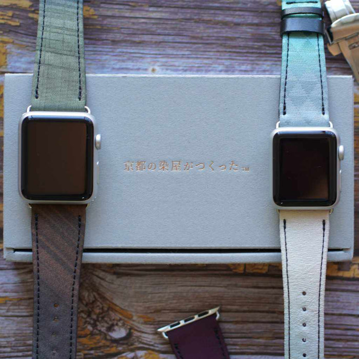 [APPLE WATCH BAND] CHAMELEON BAND FOR APPLE WATCH 45(44,42) MM (BOTTOM 6 O'CLOCK SIDE) N | KYOTO YUZEN DYEING