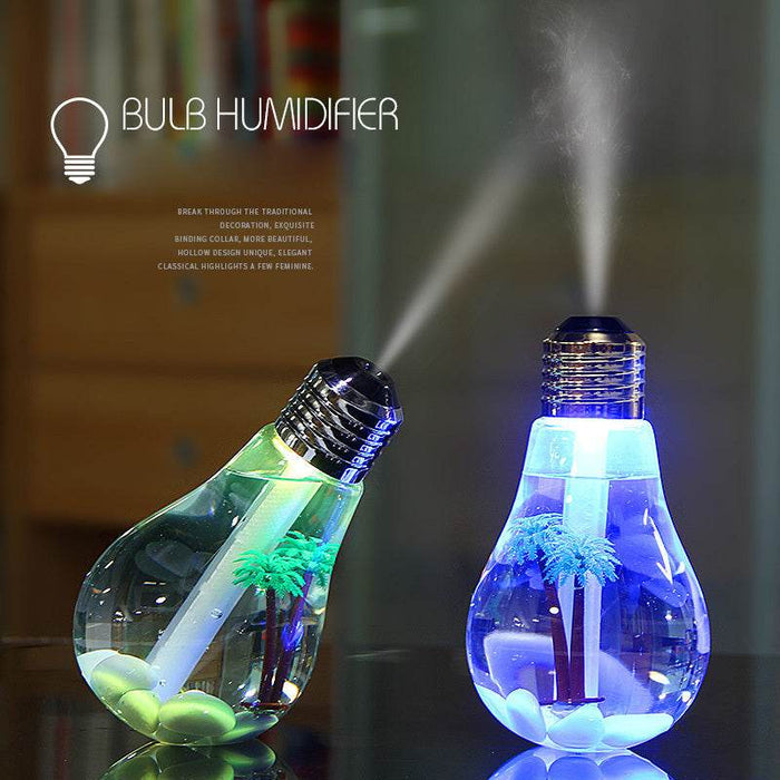 AromaGlow Humidifier | Glowing Bulb Humidifier - Goodlifebean Lamps