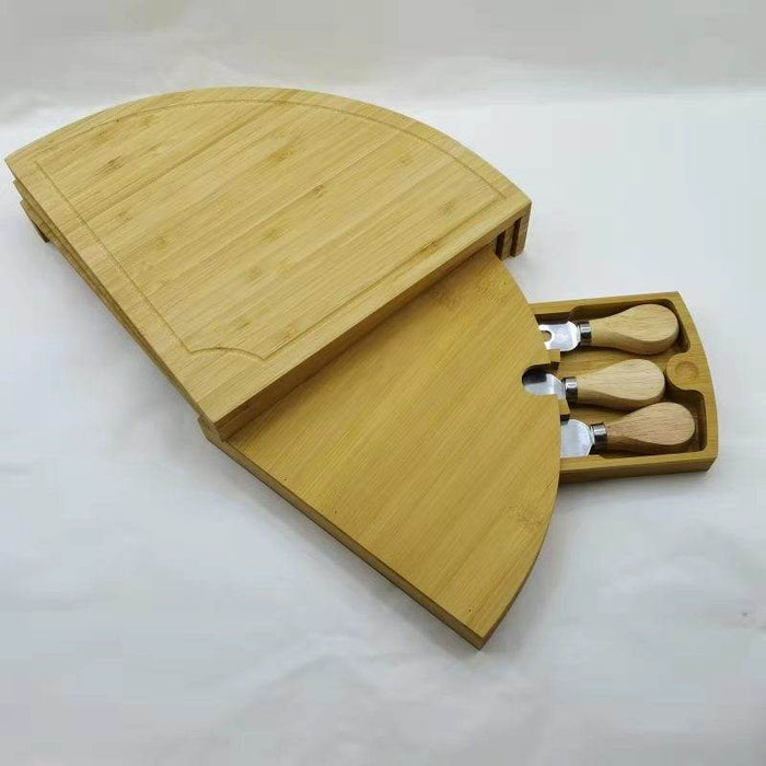 Bamboo Cheese Board - Goodlifebean Kitchen Gadgets