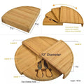 Bamboo Cheese Board - Goodlifebean Kitchen Gadgets