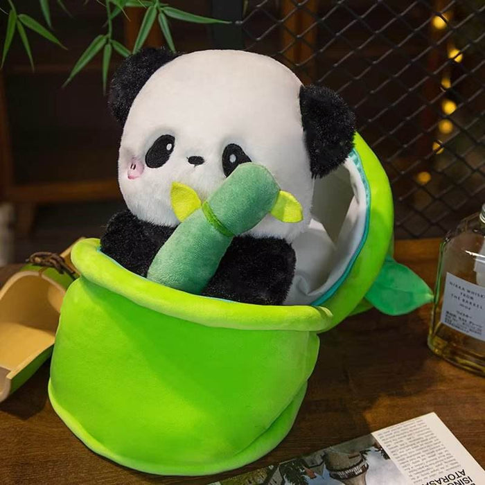 Bamboozle: Surprise Panda Inside Bamboo Plushie - Goodlifebean plush
