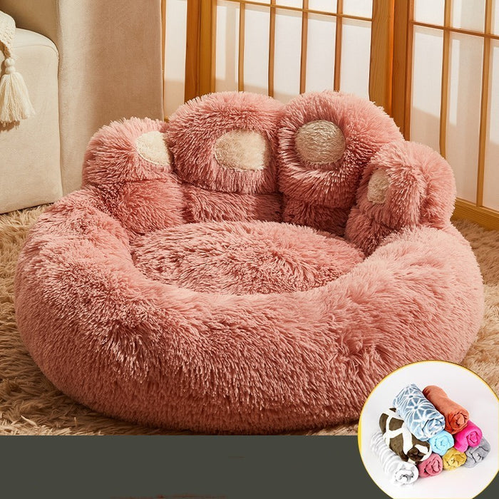 Kennel Warm Medium Large Dog Corgi Golden Retriever Bed Fleece-lined Sofa Mattress by ESTELY LLC