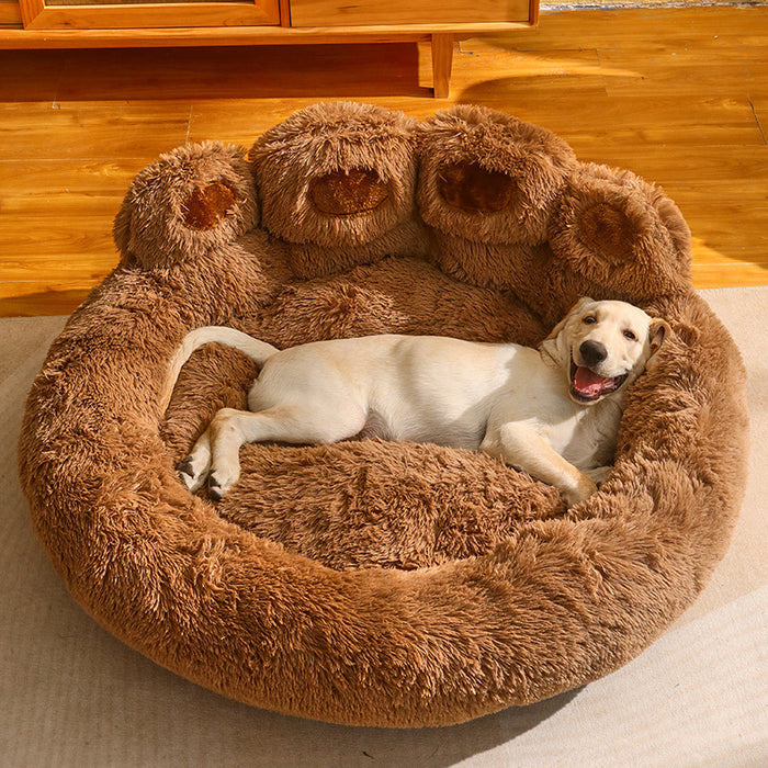Kennel Warm Medium Large Dog Corgi Golden Retriever Bed Fleece-lined Sofa Mattress by ESTELY LLC