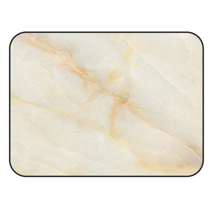 Beige Marble Texture Sponge Rillet Rubber Rugs - LeobonZone
