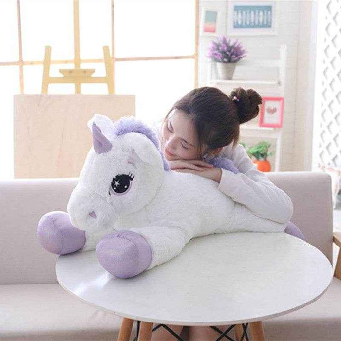 Big Dreamy Unicorn Plushie | Giant Stuffed Unicorn - Goodlifebean Stuffed Animals