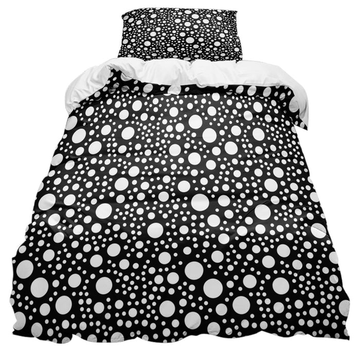 Black dots comforter sets pillowcase - LeobonZone