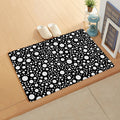 Black dots Leather Doormat - LeobonZone