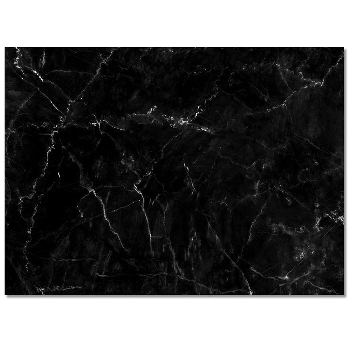 Black Marble crack texture Right Angle Felt Rugs - LeobonZone