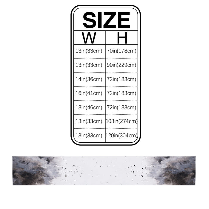 Black Marble light color pattern stone Table Runner Place Mats - LeobonZone