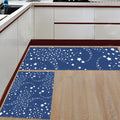 Blue meteor Right Angle Felt Doormat Two piece set - LeobonZone