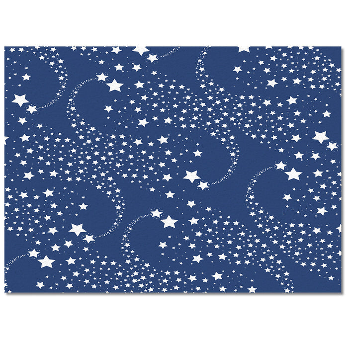 Blue meteor Right Angle Felt Rugs - LeobonZone