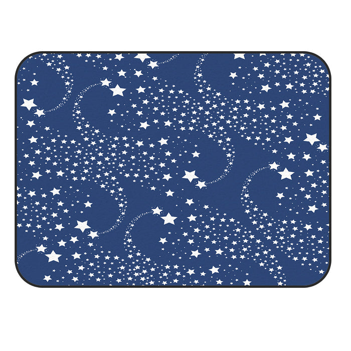 Blue meteor Sponge Rillet Rubber Rugs - LeobonZone