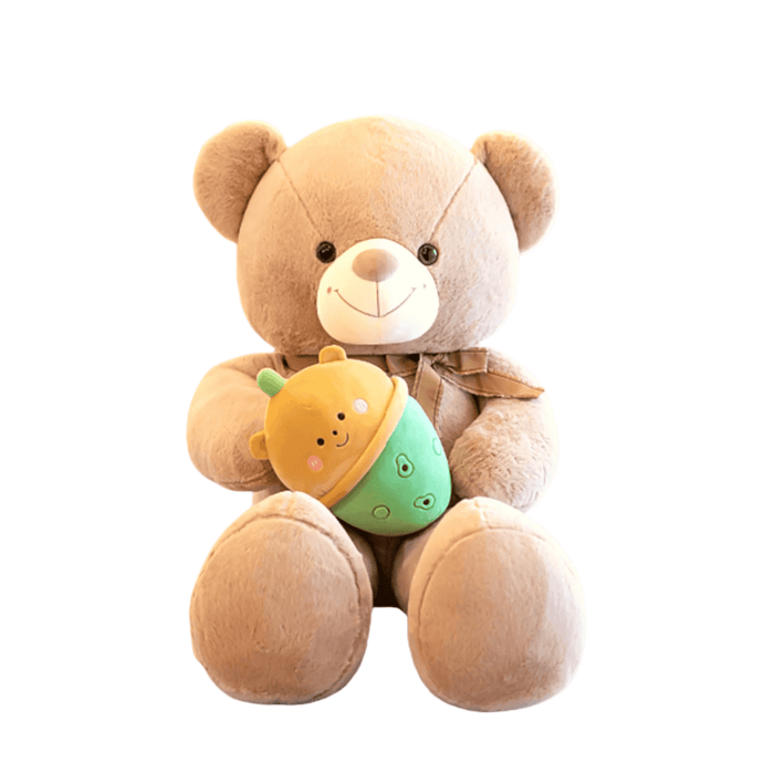 Boba Drinking Giant Teddy Bear Plush - Goodlifebean Stuffed Animals