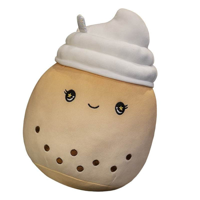 Boba Ice Cream Plushie | Bubble Tea Plushie - Goodlifebean Stuffed Animals