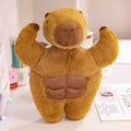 Buffed Up Capybara Plushie - Goodlifebean Stuffed Animals