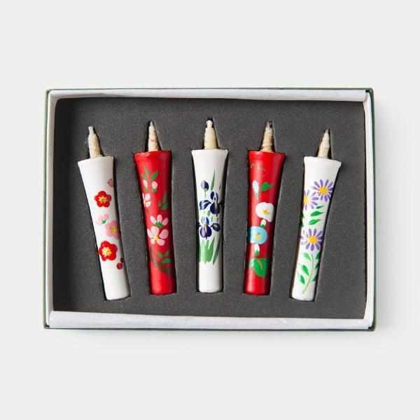 [CANDLE] 2 MOMME 5 BOOK SET KYONO GOSEKKU |  JAPANESE CANDLES | NAKAMURA CANDLE