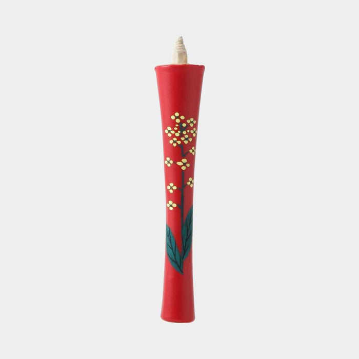[CANDLE] ANCHOR-SHAPED 15 MOMME RAPE BLOSSOMS (WITH A DECORATIVE STAND) |  JAPANESE CANDLES | NAKAMURA CANDLE