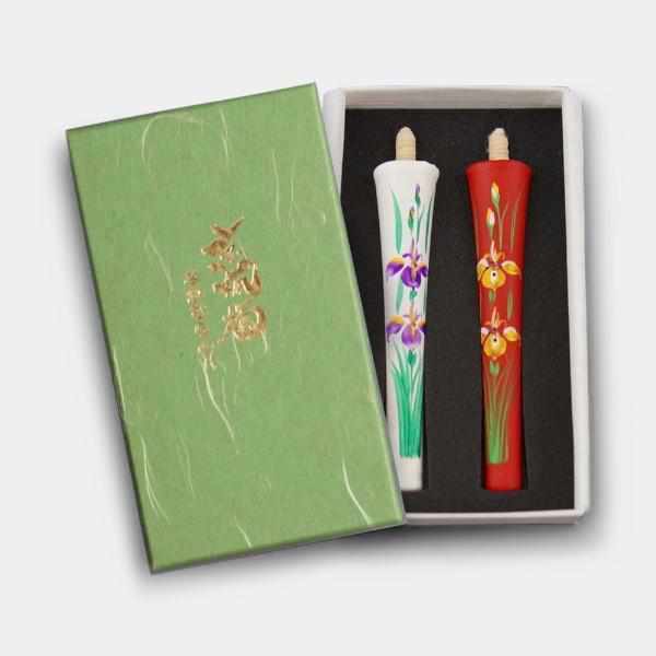[CANDLE] IKARI TYPE 4 MOMME AYAME |  JAPANESE CANDLES | NAKAMURA CANDLE