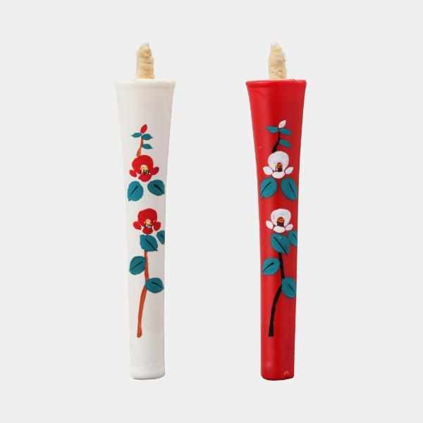 [CANDLE] IKARI TYPE 4 MOMME CAMELLIA |  JAPANESE CANDLES | NAKAMURA CANDLE