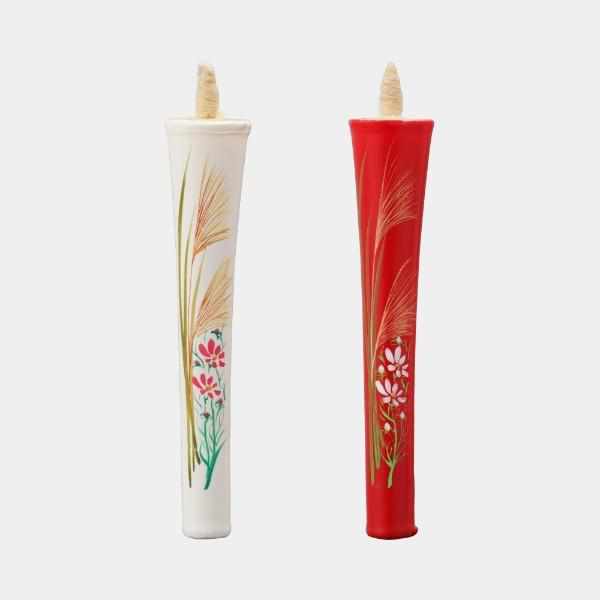 [CANDLE] IKARI TYPE 4 MOMME PAMPAS GRASS |  JAPANESE CANDLES | NAKAMURA CANDLE