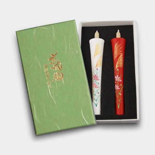 [CANDLE] IKARI TYPE 4 MOMME PAMPAS GRASS |  JAPANESE CANDLES | NAKAMURA CANDLE