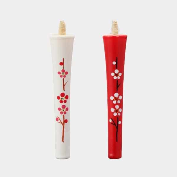 [CANDLE] IKARI TYPE 4 MOMME PLUM |  JAPANESE CANDLES | NAKAMURA CANDLE