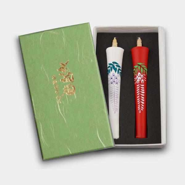 [CANDLE] IKARI TYPE 4 MOMME WISTERIA |  JAPANESE CANDLES | NAKAMURA CANDLE