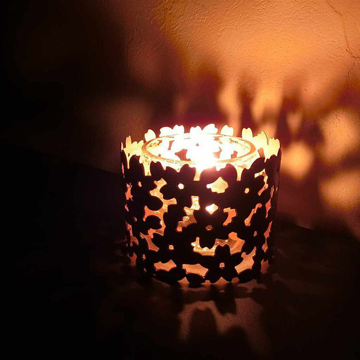 [CANDLE] SAKURA MOTIF CANDLE HOLDER | OWARI BUTSUGU