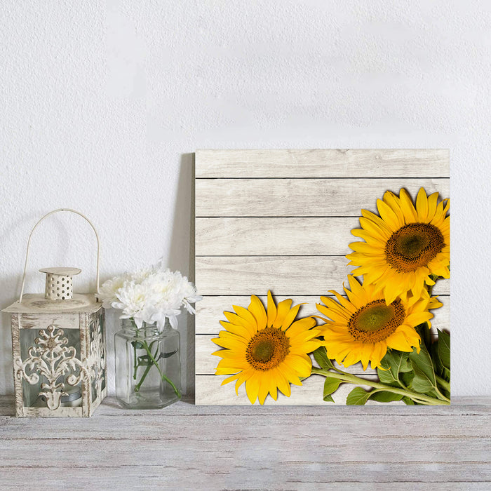 Sunflower American Pastoral Style Canvas painting - LeobonZone