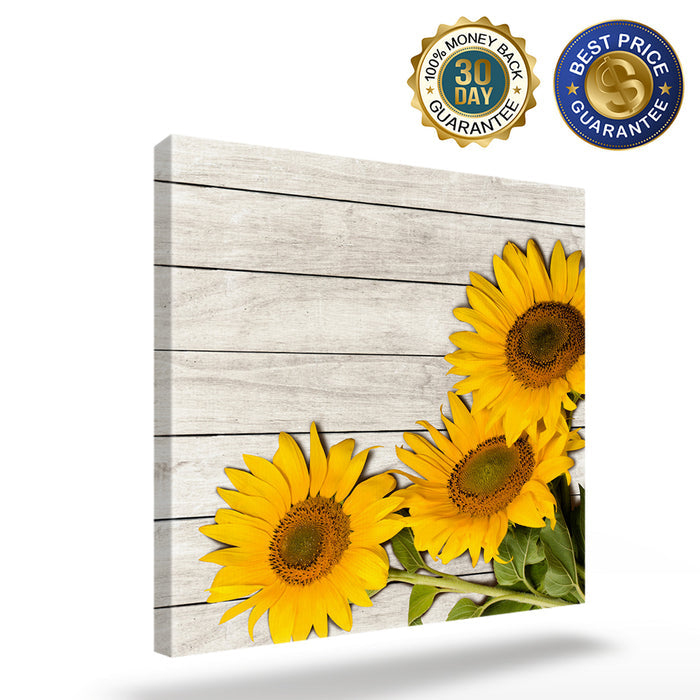 Sunflower American Pastoral Style Canvas painting - LeobonZone