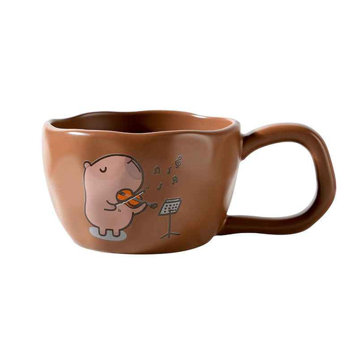 CapyBean: Kawaii Capybara Coffee Cup
