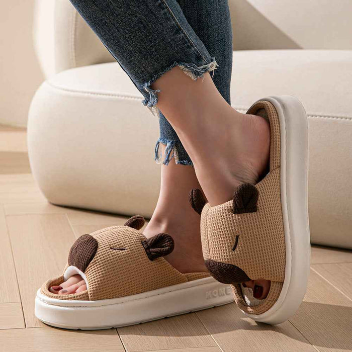 CapyPaws™ | Plush Capybara Slippers for Adults Who Refuse to Be Boring