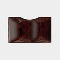 [CARD CASE] URUSHI BUSINESS CARD HOLDER VYAC CARD CASE HEMP LEAF | ECHIZEN LACQUERWARE| TAKUMIICHI
