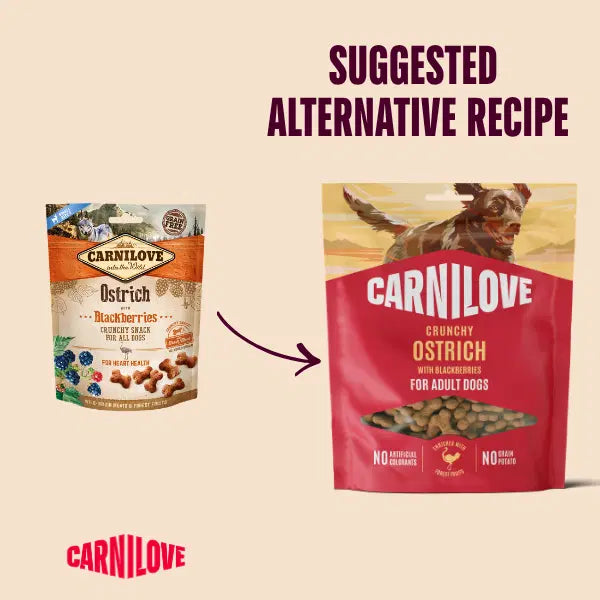 Carnilove Ostrich With Blackberries Crunchy Snack For Dogs