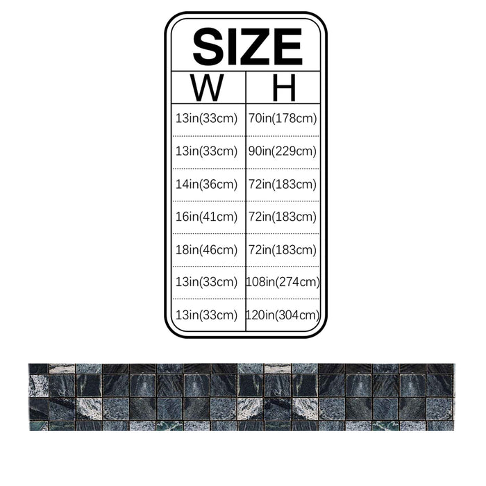 Ceramic tile marble texture Table Runner Place Mats - LeobonZone