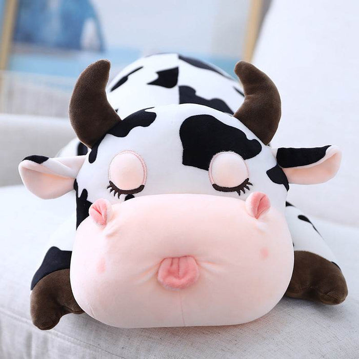 ChonkyCheeks: Adorable Chubby Cow Plush - Goodlifebean stuffed animals