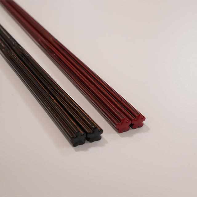 [CHOPSTICKS] MODERN HANATABA URUSHI BLACK | WAKASA LACQUERED CHOPSTICKS