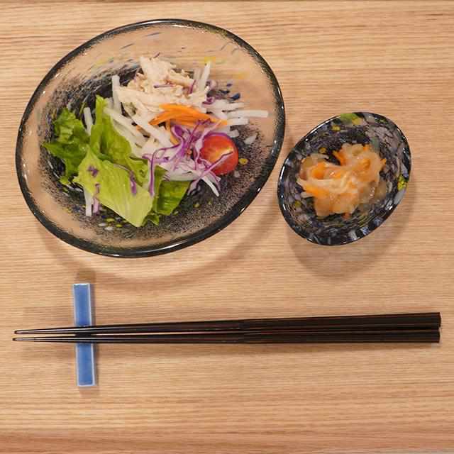 [CHOPSTICKS] MODERN HANATABA URUSHI BLACK | WAKASA LACQUERED CHOPSTICKS