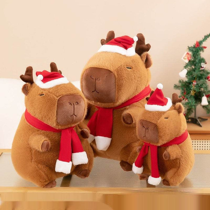 Christmas Capybara Plushie | Stuffed Animal capybara - Goodlifebean Stuffed Animals