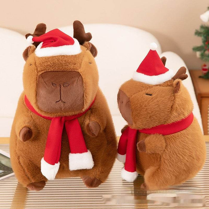 Christmas Capybara Plushie | Stuffed Animal capybara - Goodlifebean Stuffed Animals