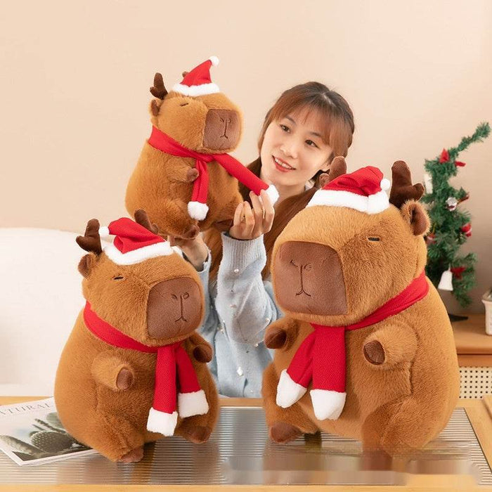 Christmas Capybara Plushie | Stuffed Animal capybara - Goodlifebean Stuffed Animals