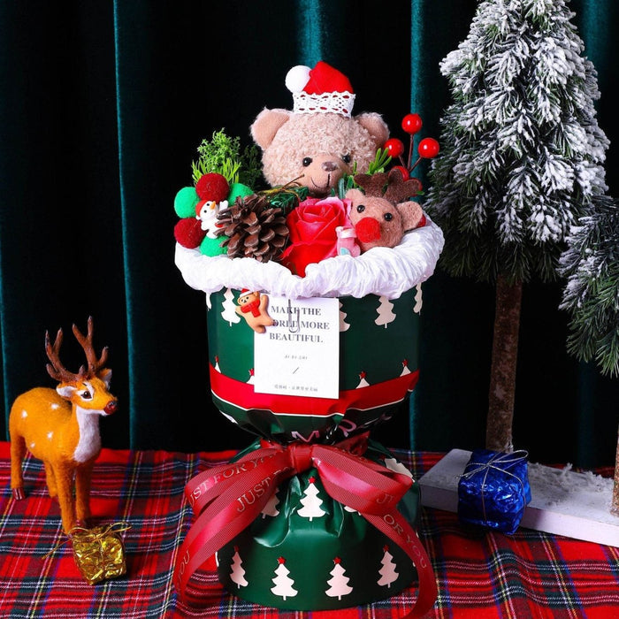 Christmasy Plush Bouquet - Goodlifebean Stuffed Animals