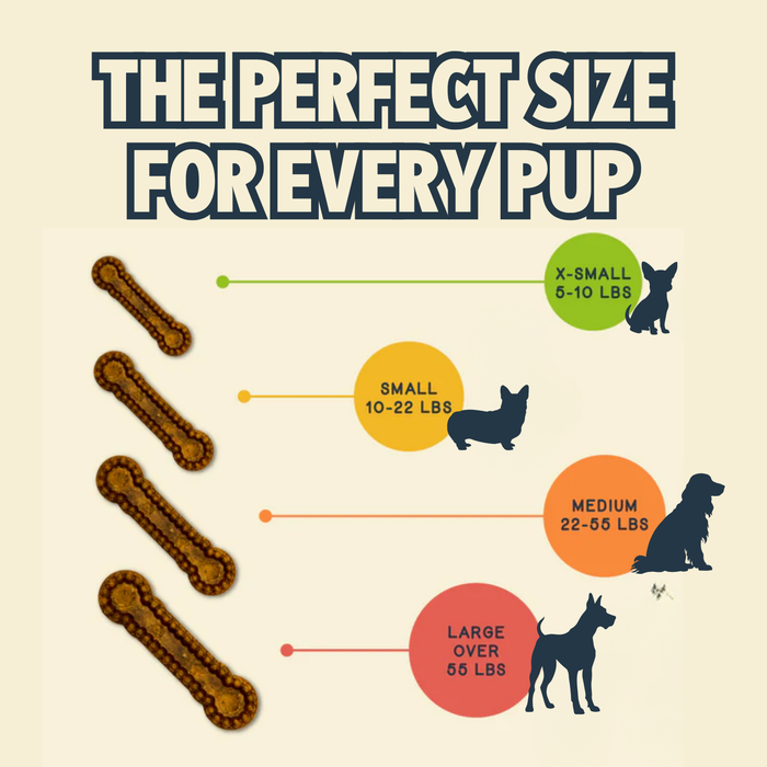Cinnamon Dental Chews - Extra Small