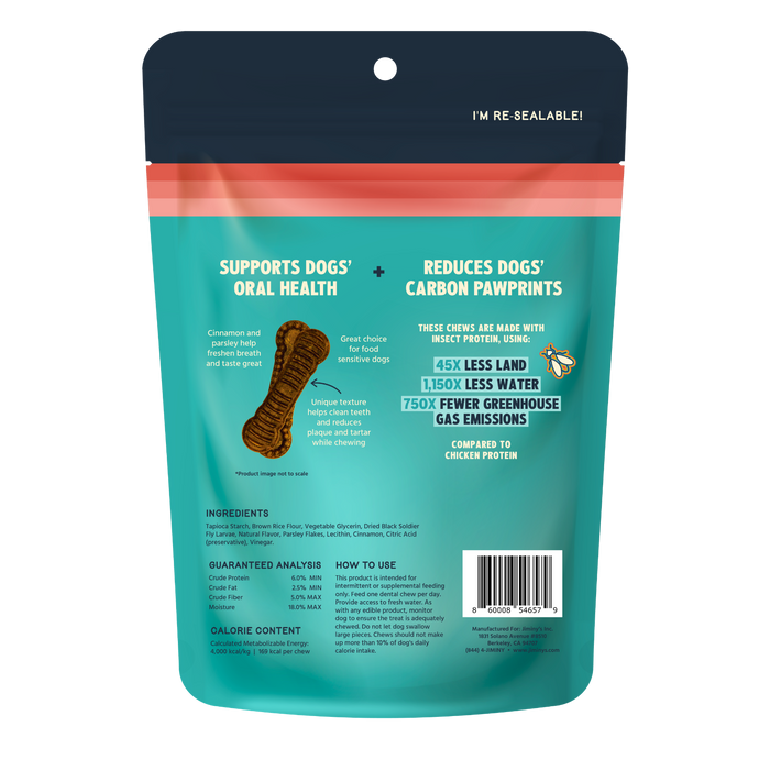 Cinnamon Dental Chews - Large