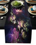Colorful Flowers Rectangle Tablecloth - LeobonZone